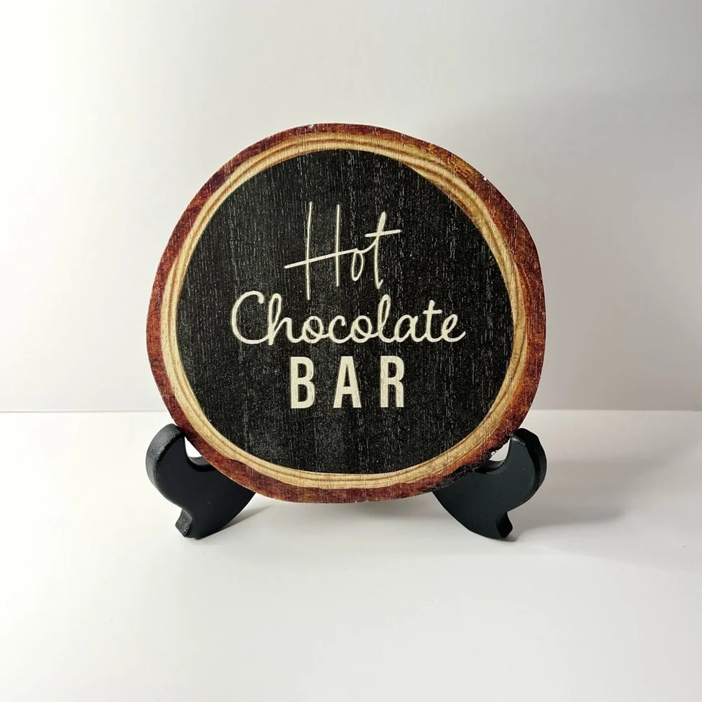 Target Hot Chocolate Bar Tabletop Sign